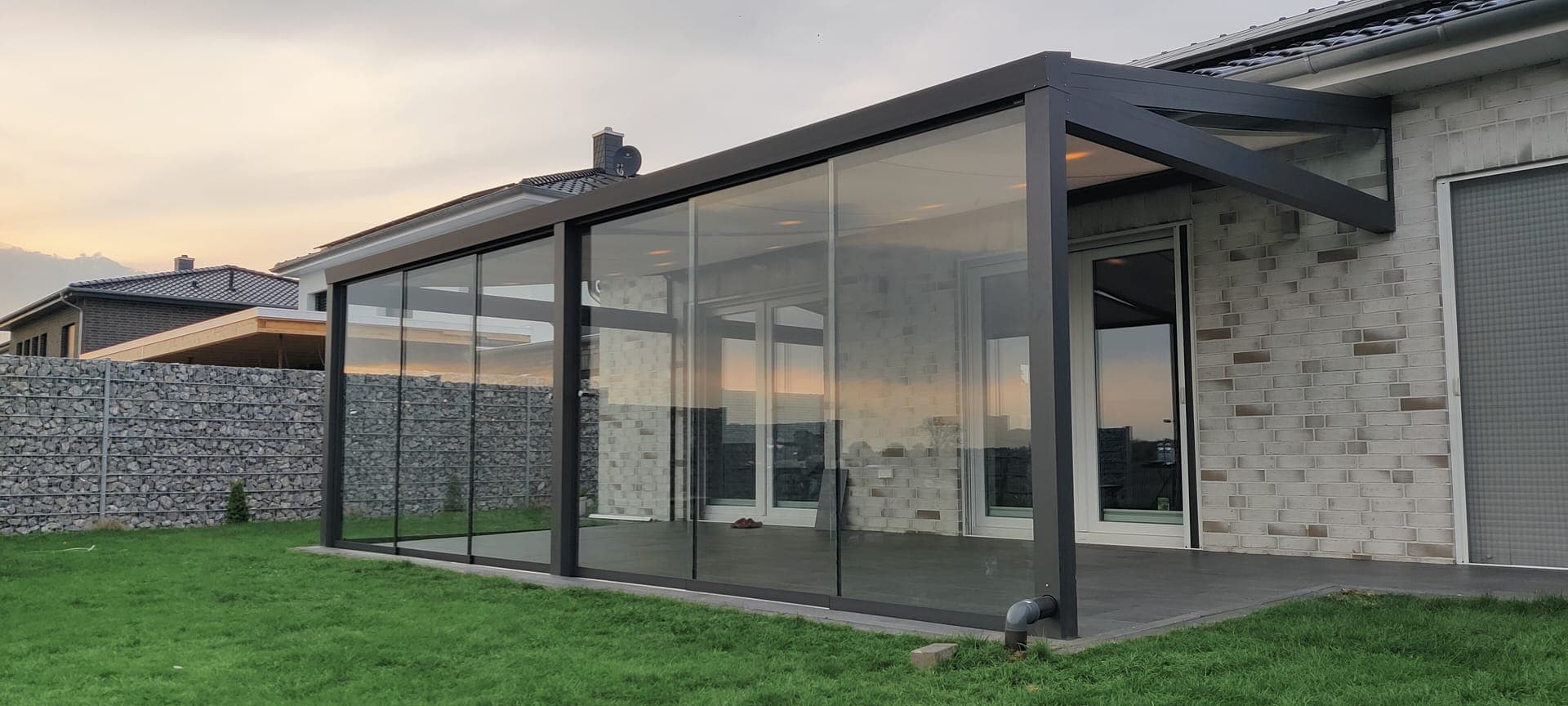 Glasgeländer Penthouse